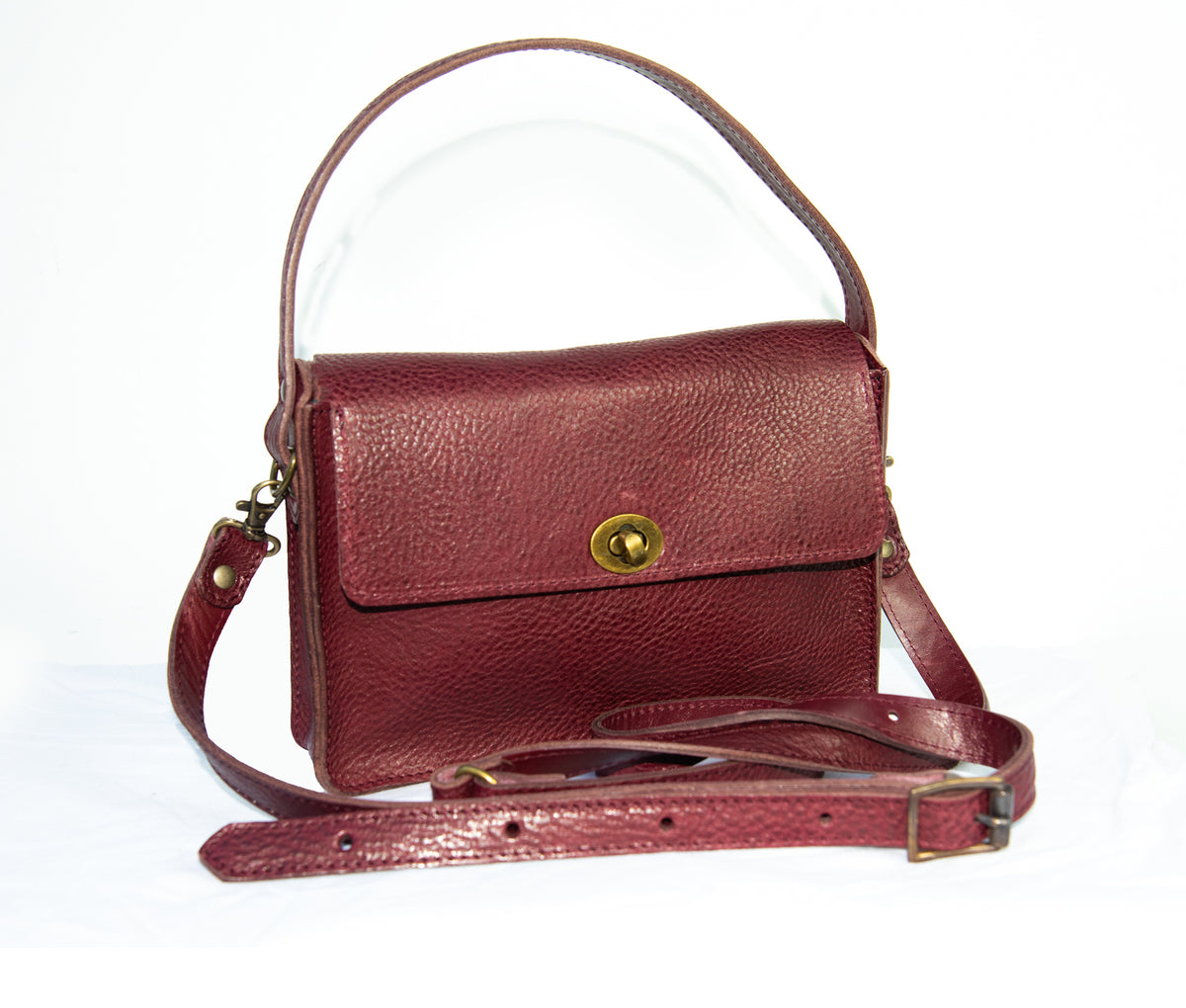 Collette crossbody  burgundy bag