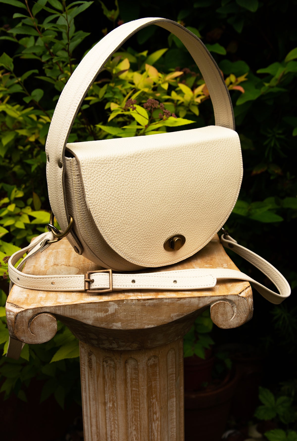Selene bag in Italian pebble leather