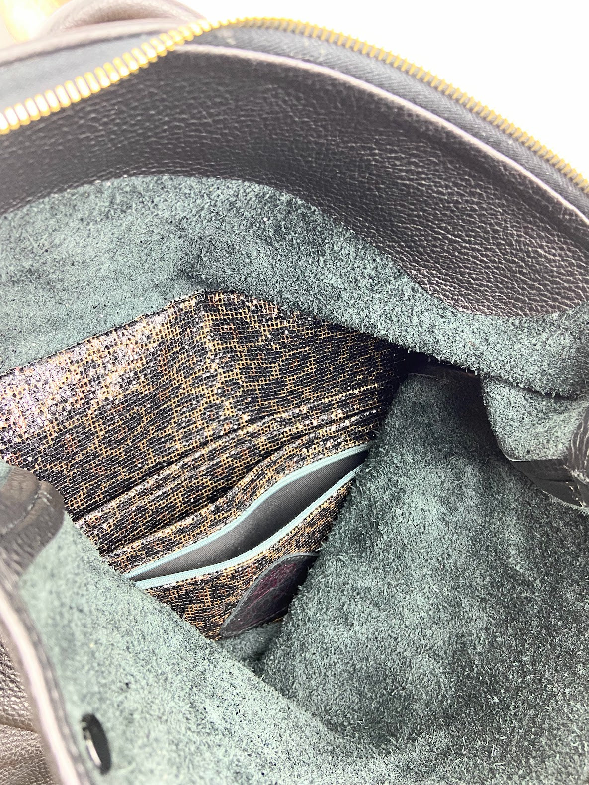 Nancy Rucksack in Black Pebble Leather