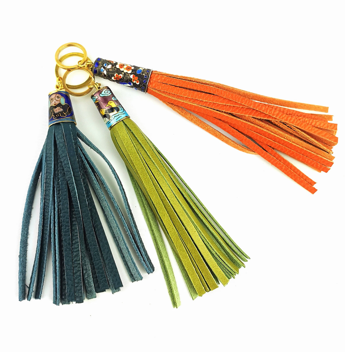 Thimble Tassel key ring/ bag charm