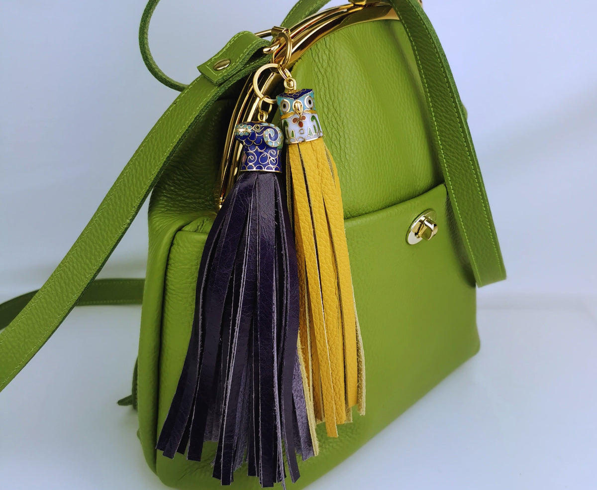 Thimble Tassel key ring/ bag charm