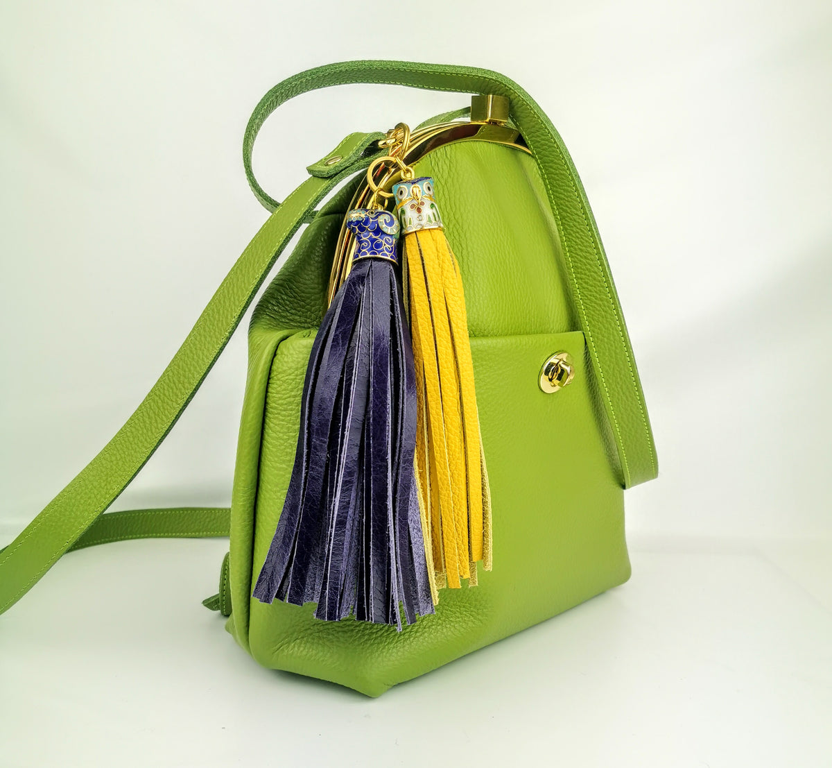 Emma rucksack in apple green