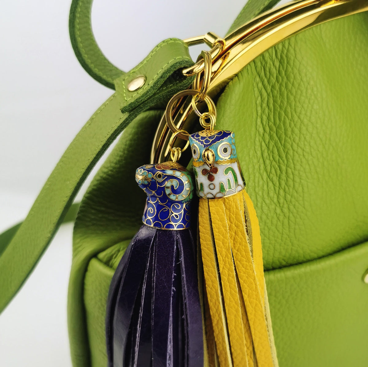 Thimble Tassel key ring/ bag charm