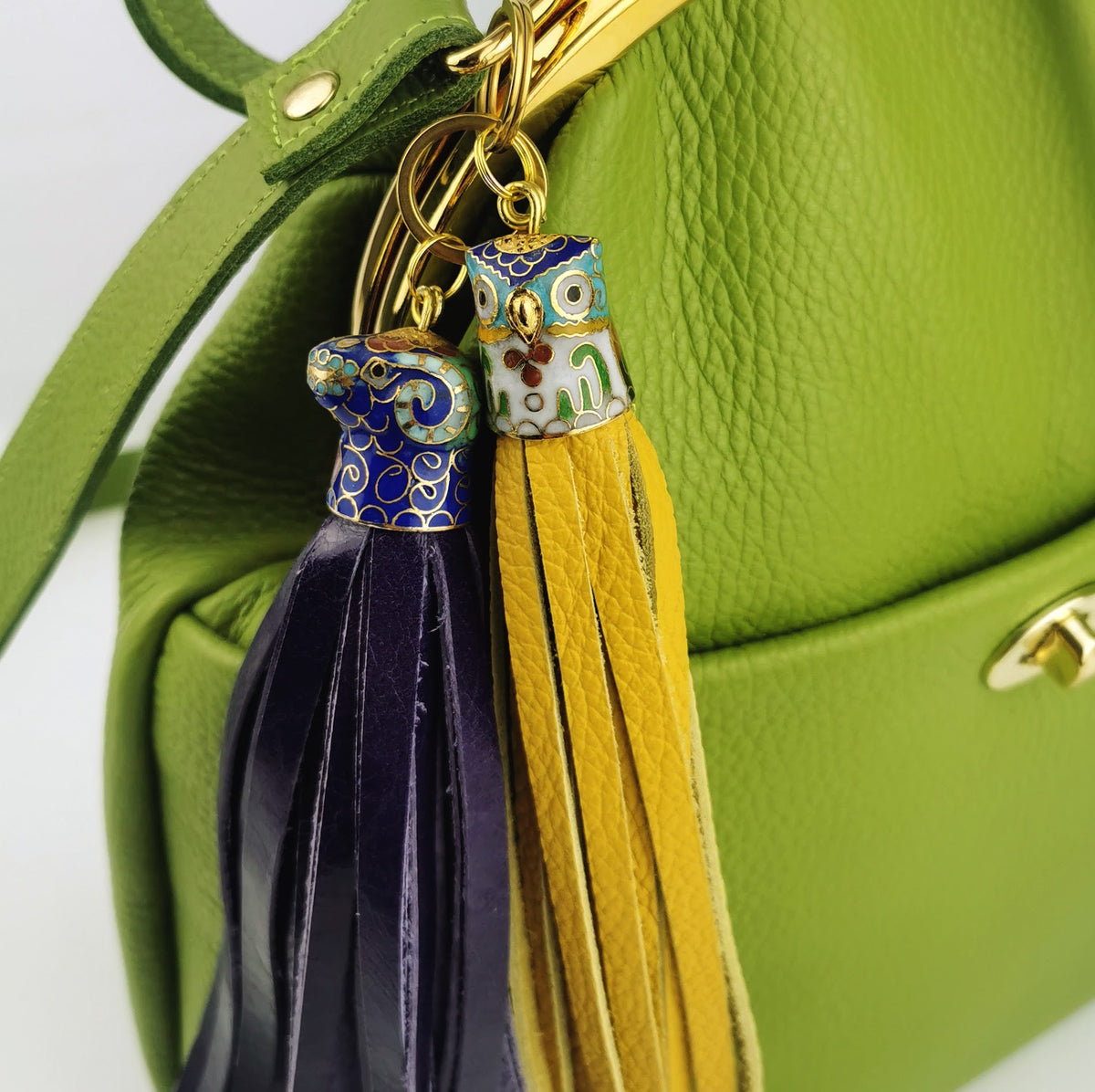 Thimble Tassel key ring/ bag charm