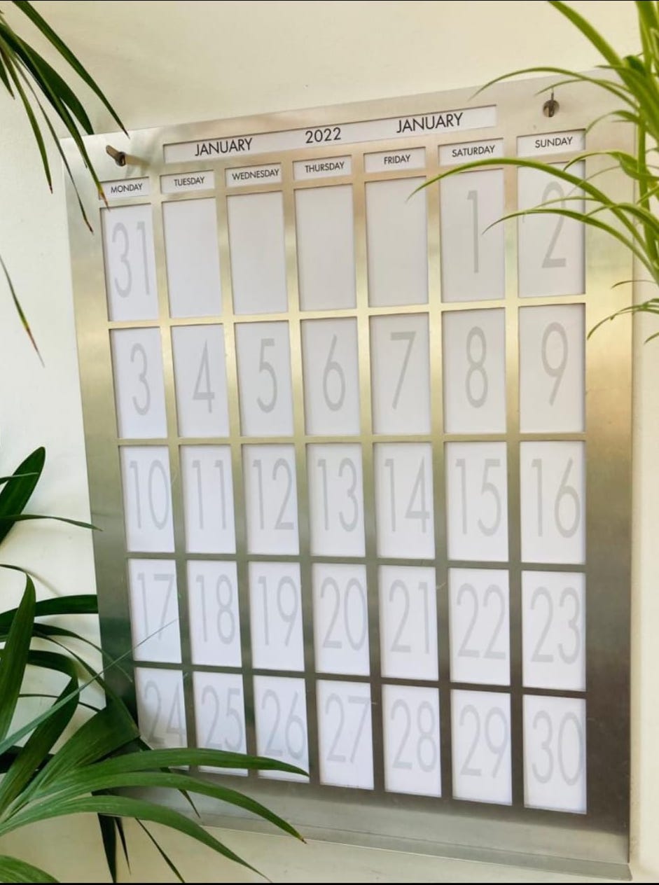 Giant Wall Calendar