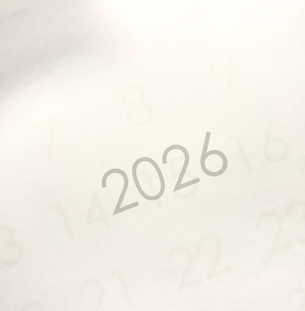 Year Desk Calendar refill pad 2026