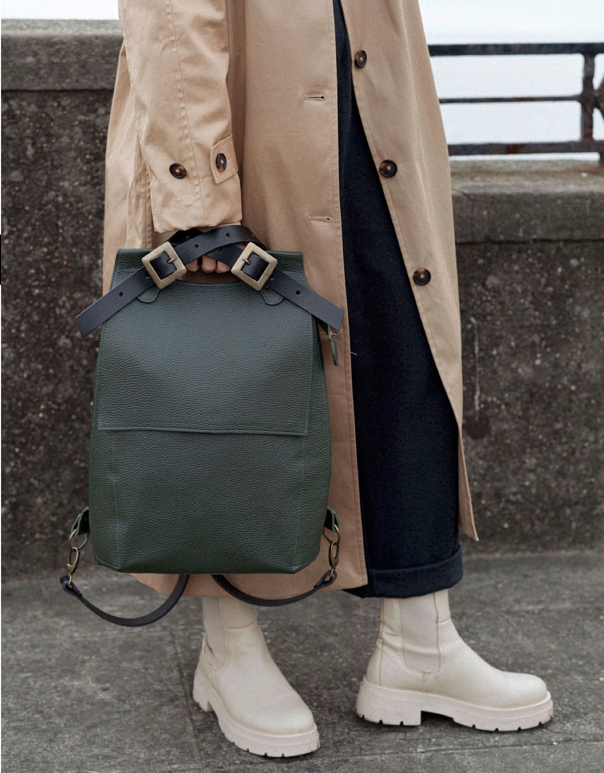 Georgie Rucksack in Loden Green