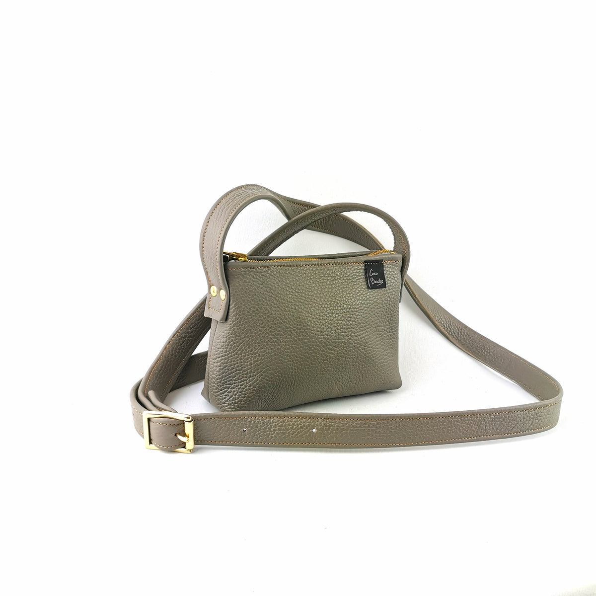 Hybrid bag in taupe