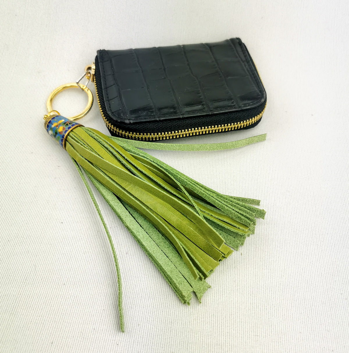 Thimble Tassel key ring/ bag charm